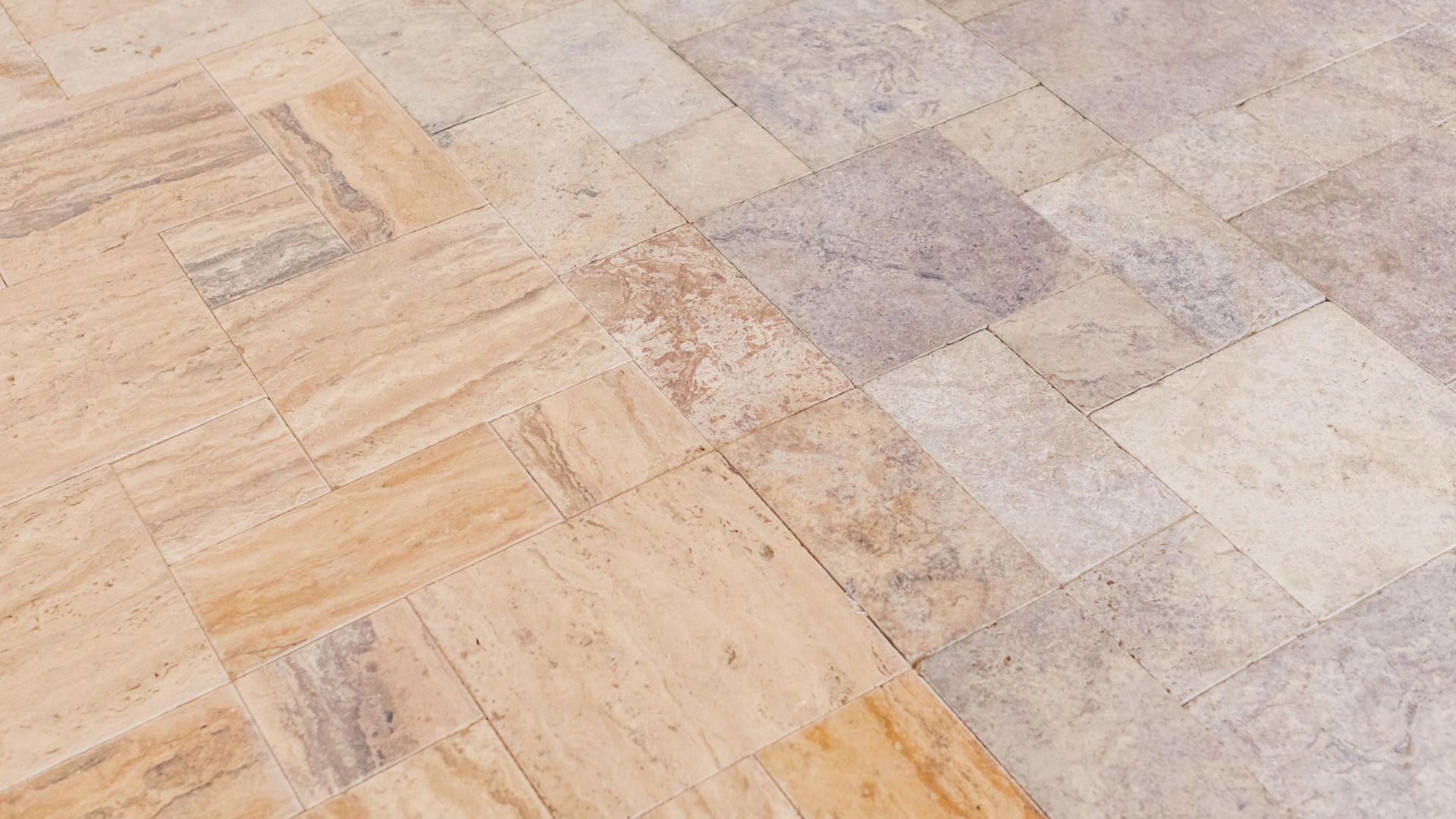 Discoloured Floor Stone