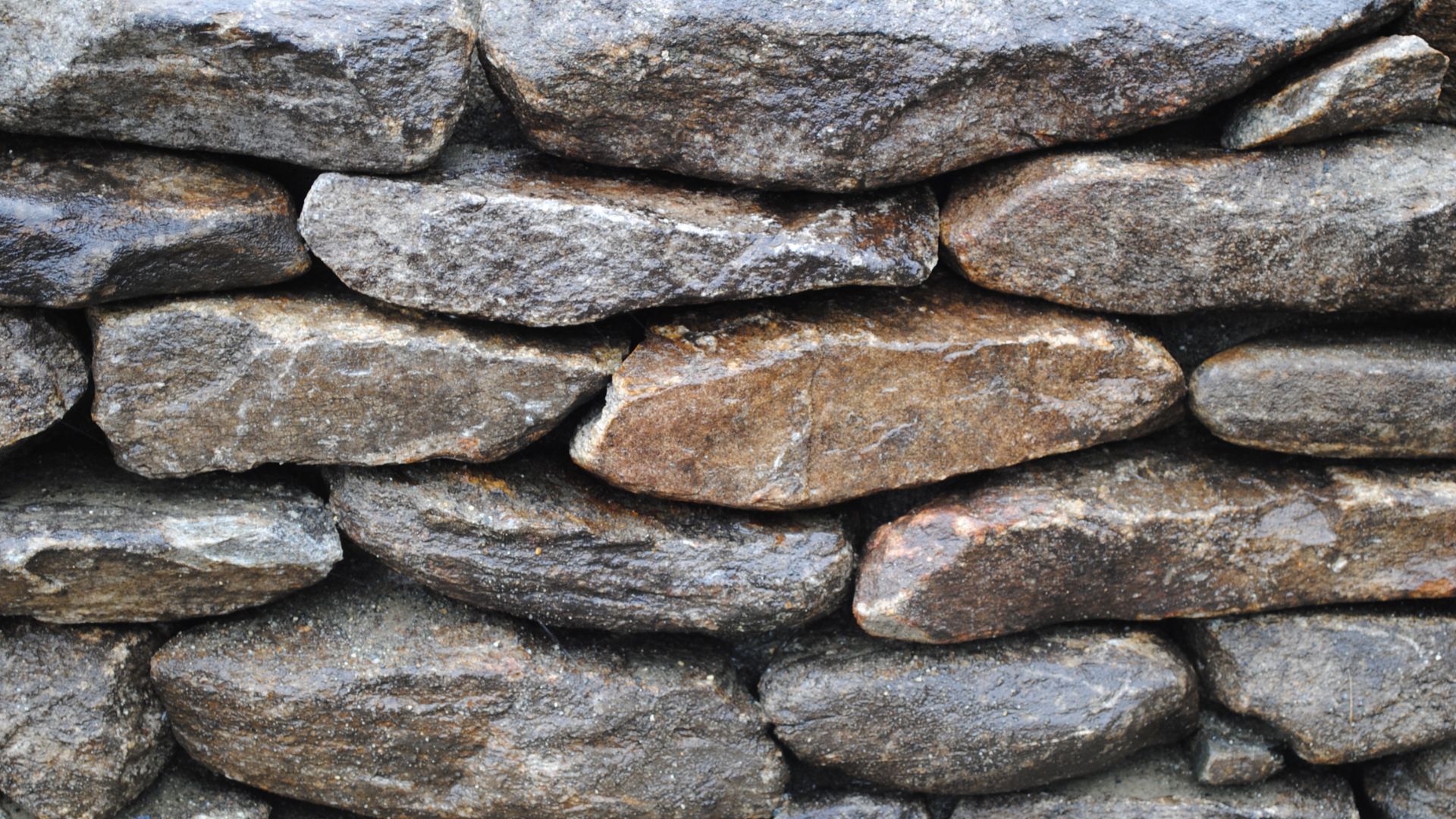 Stack Stone Wall Design