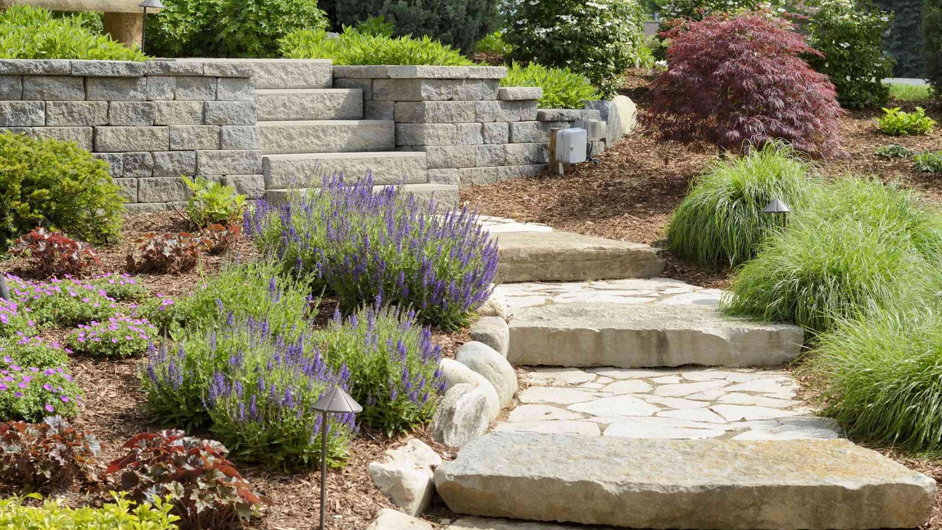 Stone Pavement Garden Pathway